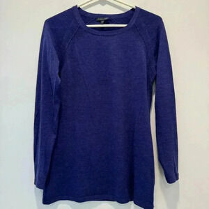 Eileen Fisher Wool Merino Sweater Womens Xs PulloverLong Sleeve Crew